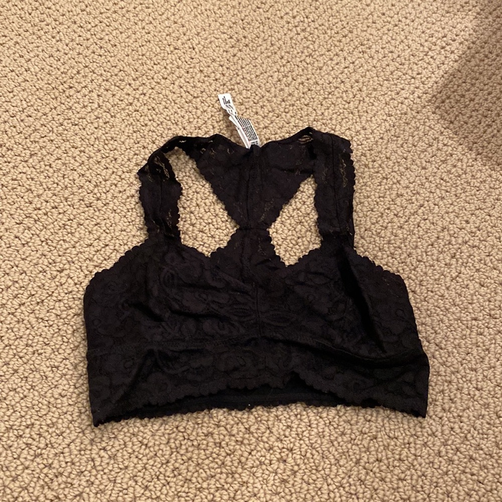 FREE PEOPLE GALLOON LACE RACERBACK - Picture 3 of 3